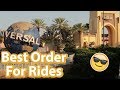 Ride Order Tips and Tricks For Universal Studios