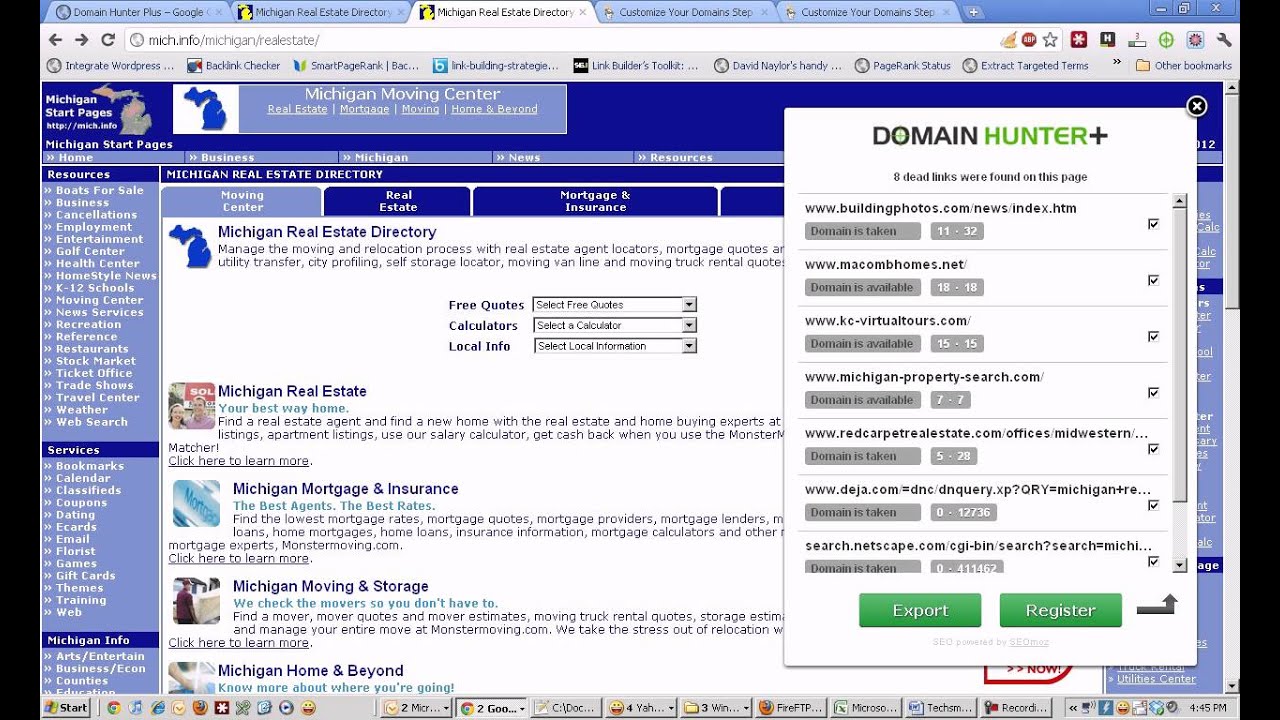 Domain Hunter Plus Google Chrome Extension For Finding Broken Links