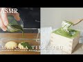 【ASMR】簡単！とろとろ抹茶ティラミス｜How to make matcha tiramisu｜#Shorts