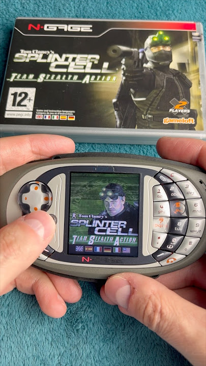 Splinter Cell on Nokia N-GAGE #ngage #nokia