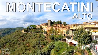 The medieval village of Montecatini Alto in Tuscany, Italy