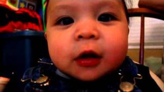 Baby Tries To Lick Camera
