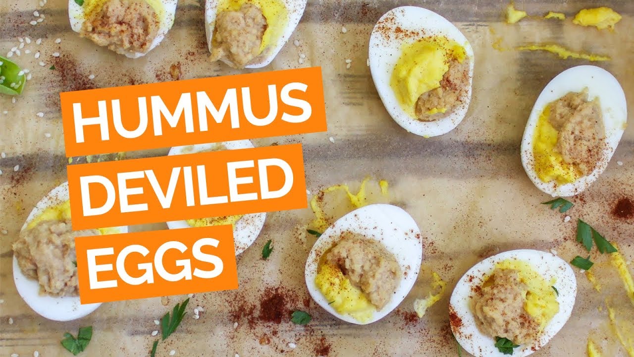 Hummus Deviled Eggs Recipe YouTube