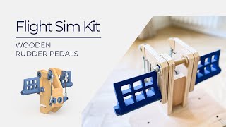 Build Your Own Flight Sim Rudder Pedals | DIY Kit Review