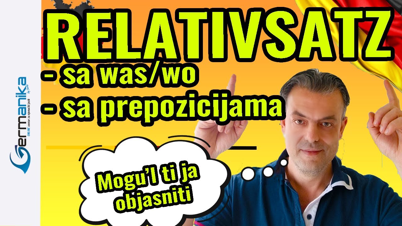RELATIVSATZ: Relativne recenice sa was/wo i prepozicijama bez muke
