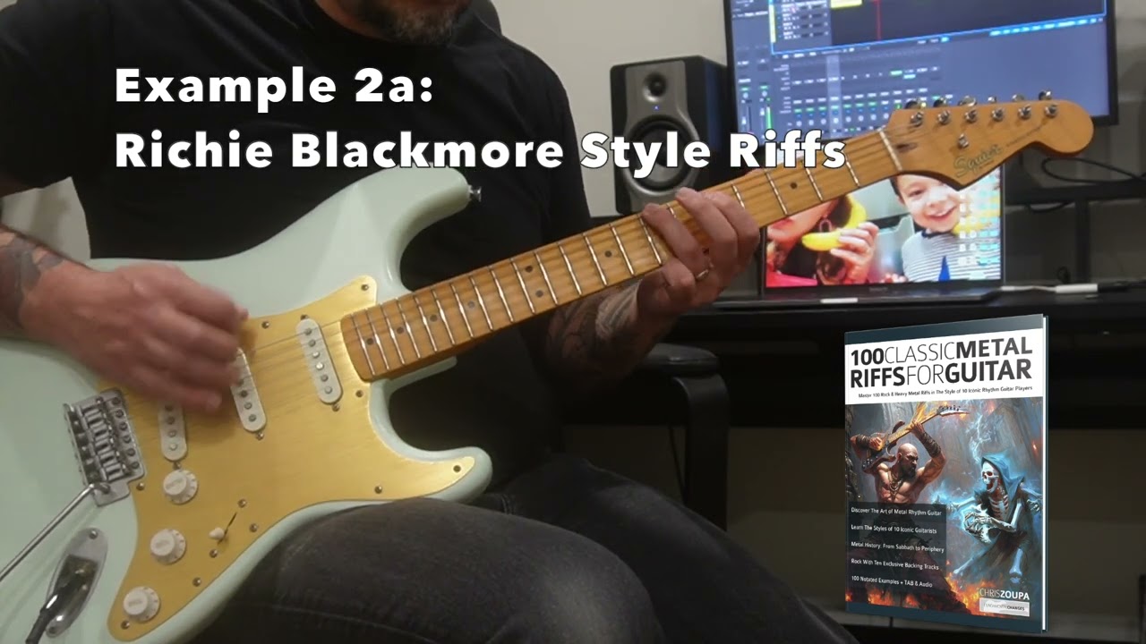 100 Classic Metal Riffs For Guitar: Example 2a (Richie Blackmore