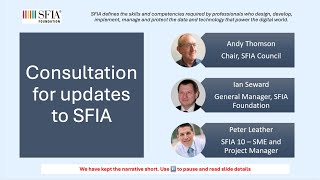 Sfia 10 Consultation Launch - 2026