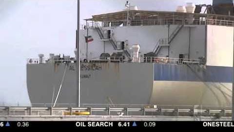 Sheep being reloaded for export