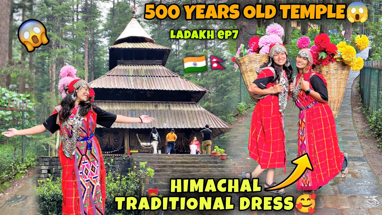 Manali Vibes 🌧️ | Hadimba Temple & Mall Road Walk | Day 14 Chill Ride🥹🇮🇳🇳🇵