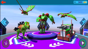 Flying Dragon Robot Game: Robot Transforming Game * Android Gameplay