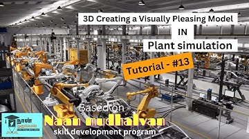 3D Creating a Visually Pleasing Model || Tecnomatix Plant Simulation #13 || Digital Twin