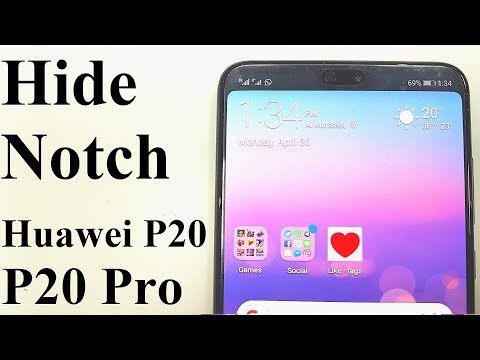 How to Hide the Notch on Huawei P20 and Huawei P20 Pro