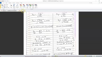 DESIGN OF COMPRESSION MEMBERS   L2   DESIGN BUCKLING CAPACITY COLUMN SECTION