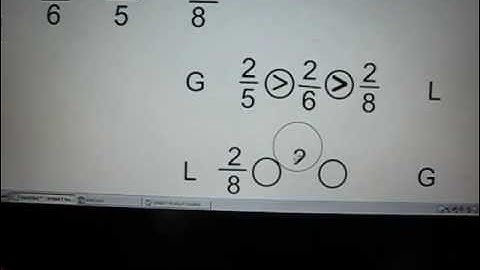 Order Fractions with the same numerator