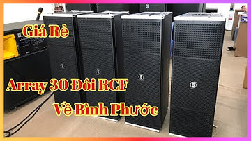 ( Đã Bán ) Test 2 Cặp Array 30 RCF ( KM 7,9tr cho khách Bình Phước ) LH 0799060399