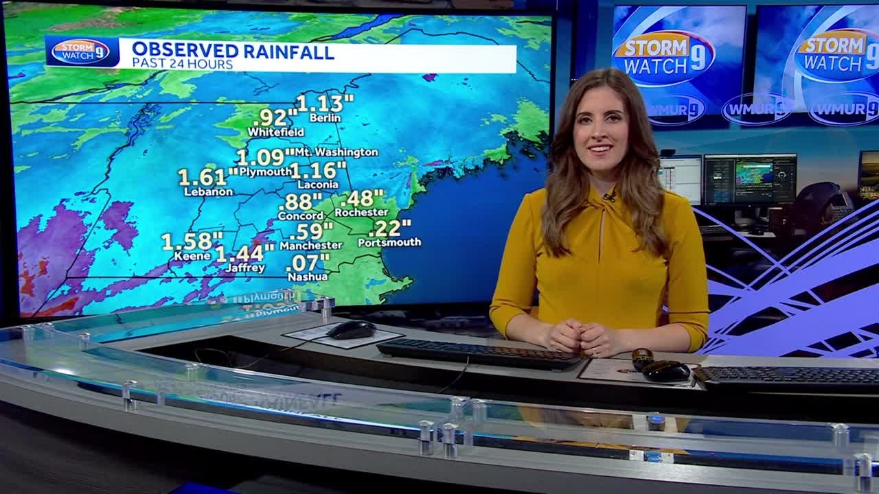 Video: Showers, damp conditions linger Saturday evening - YouTube