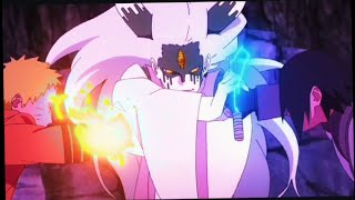 Naruto And Sasuke Vs Momoshiki Otsutsuki Full Fight Full 4K Hd