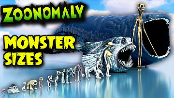 Zoonomaly Monsters Height Comparison [4K] | Why are They So Scary..?