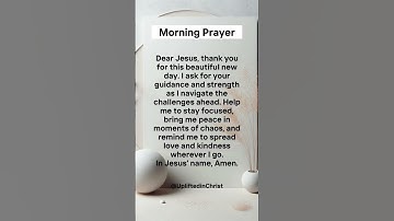 Thumbnail of Morning prayer before you start your day #prayer #morningprayer