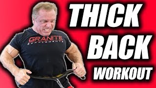 Famous Get a HUGE Thick Back with this crazy workout Profile