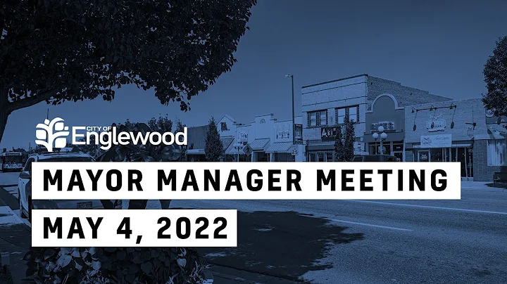 Mayor Manager Meeting - 04 May 2022