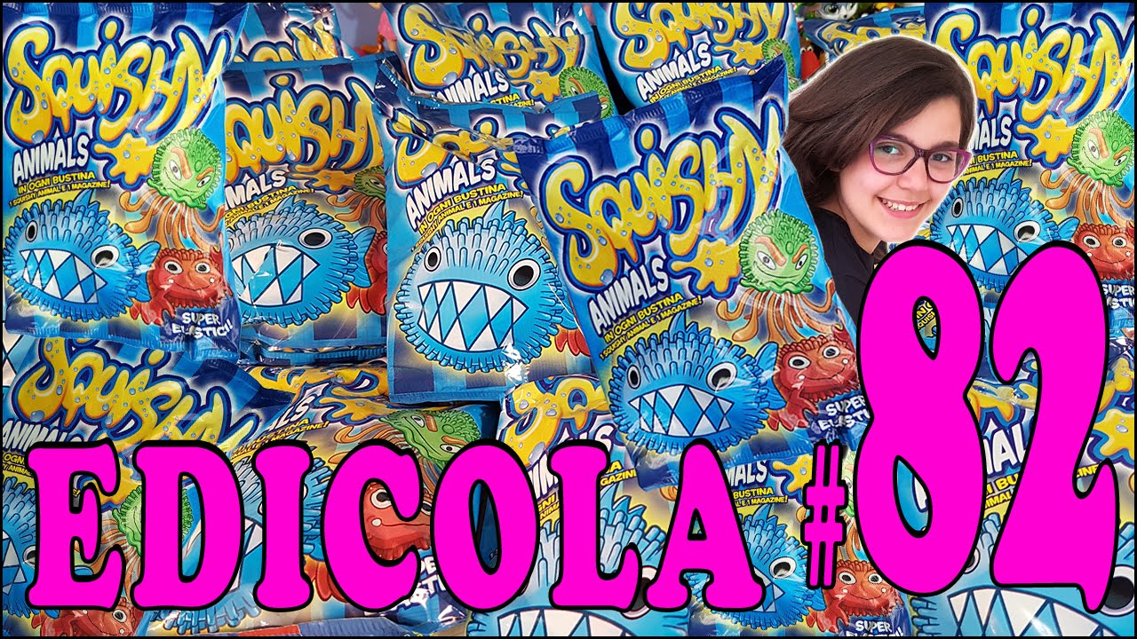 EDICOLA #82: SQUISHY ANIMALS - Pacco con 12 bustine (Unboxing by Giulia Guerra)