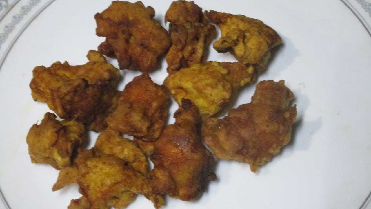 Chicken Chickpea Flour Fried Crisps/Dinner Recipes/Non Veg Recipes