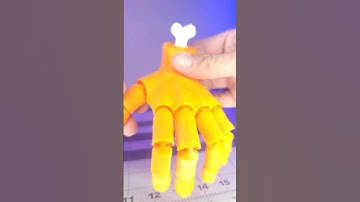 3D Printed Print-in-Place Flexi Factory Hand! #3dprinting #short