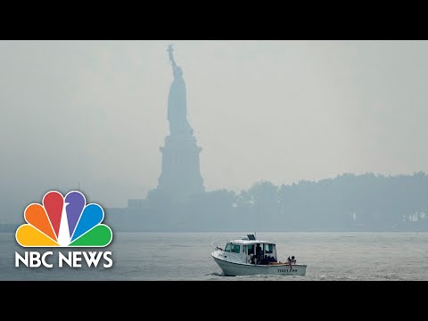 NYC Experiencing Haze, Poor Air Quality From Western Wildfires.