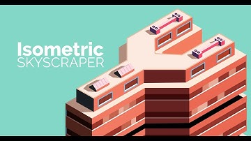 Isometric Skyscraper | Adobe Illustrator | Graphic Design