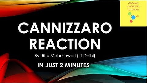 Cannizzaro Reaction Mechanism
