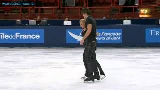 Tatiama Volosozhar and Maxim Trankov SP Trophee Eric Bompard 2011