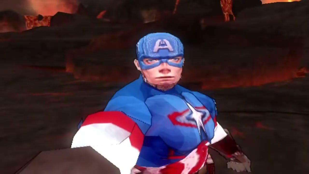 -Captain America- Vs. Battle {Team Budokai Tenkaichi CrossOver}