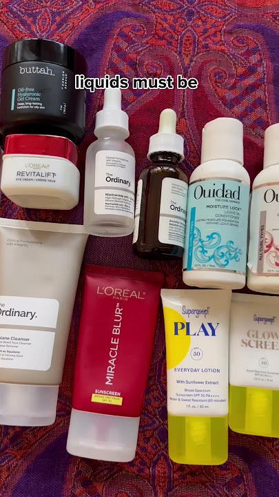 You Need To Put All of Your Carry-On Liquids in a Quart-Size Bag for TSA Security at the Airport