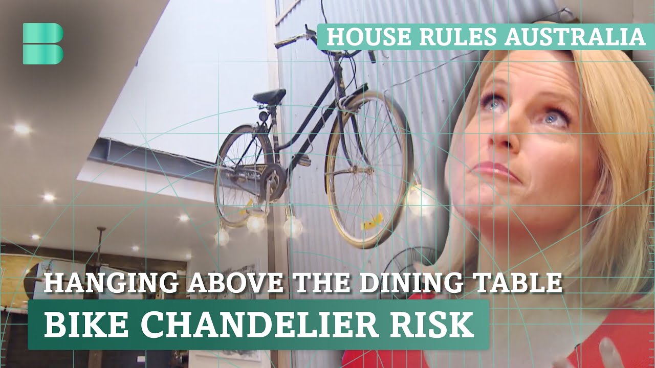 Push Bike Chandelier Atrium Stuns House Rules | House Rules Australia