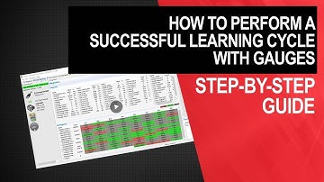 How to perform a successful learning cycle with gauges