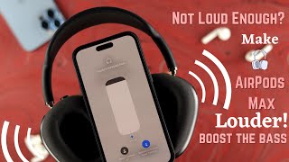 Make Your AirPods Max Extremely Loud Sound! [Volume Low] screenshot 1