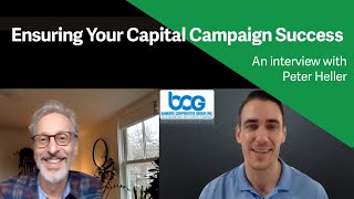 How to Ensure Your Nonprofit's Capital Campaign is a Success: Peter Heller Interview