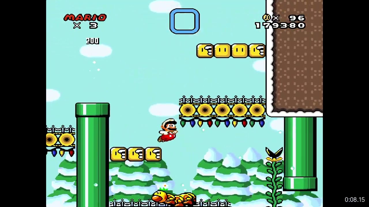 Wiggler Plains - Speedrun in 40.03 [Mario Saves Christmas]