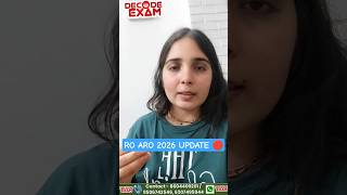 UPPSC RO ARO 2026 NEW UPDATE 🛑 #notification #UPPSC #decodeexam #roaro