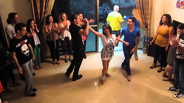 Zouk Lambada Israel Roda to Kesem Barkai @ Itay Nourian House Party 16.04.2013