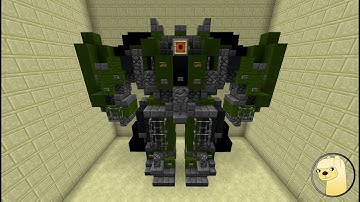 Minecraft - How To Build Transformers 2 Long Haul Robot Mode!