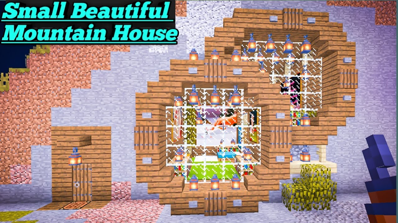 MINECRAFT mountain house  || How to build mountain house 
