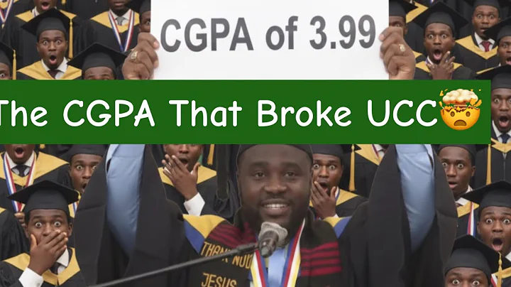 UCC's Best Graduating Student Achieves The CGPA That Broke UCC! (3.99) 🤯
