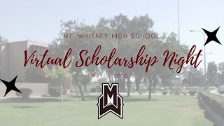 MWHS Virtual Scholarship Night 2020