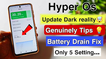 Poco M4 Pro Battery Drain Fix 100% | Double Your Phone battery Life | Hyper Os Update Battery life