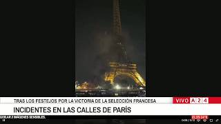 🚨 SERIOUS INCIDENTS ON THE STREETS OF PARIS AFTER FRANCE'S WORLD CUP VICTORY
