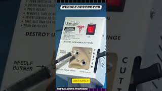 What Happens to Needles After an Injection 😳💉 | Needle Destroyer Explained #viral#shorts#usa