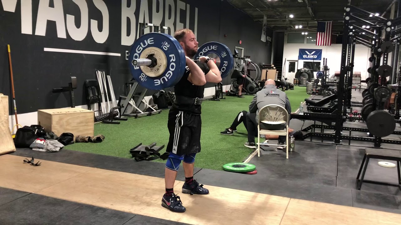 Power position clean and jerk - YouTube