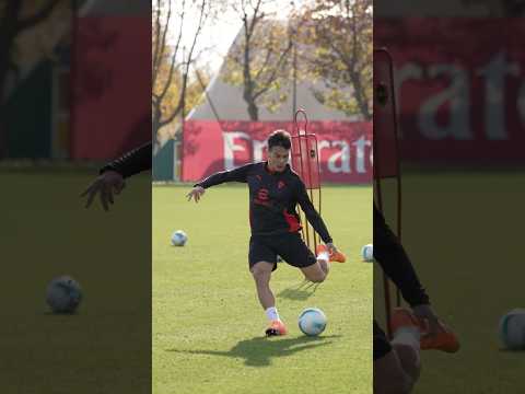 Jashari on target at Milanello 🎯 | #shorts